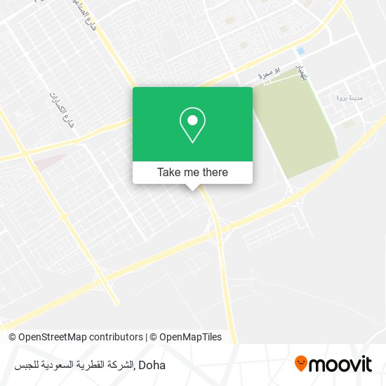 الشركة القطرية السعودية للجبس map