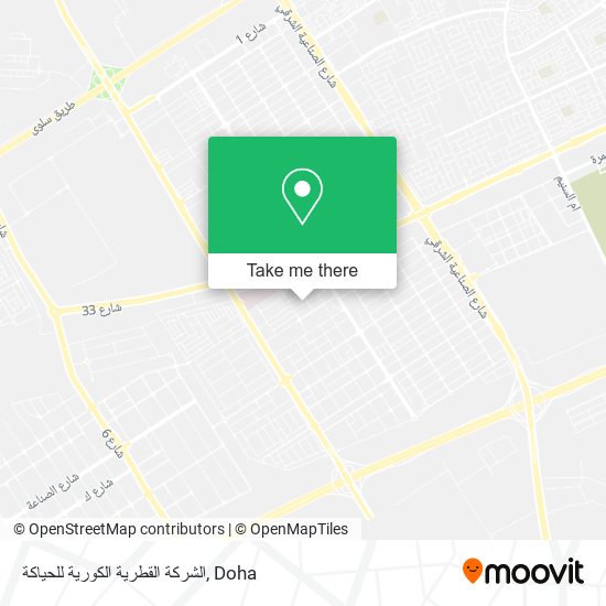 الشركة القطرية الكورية للحياكة map