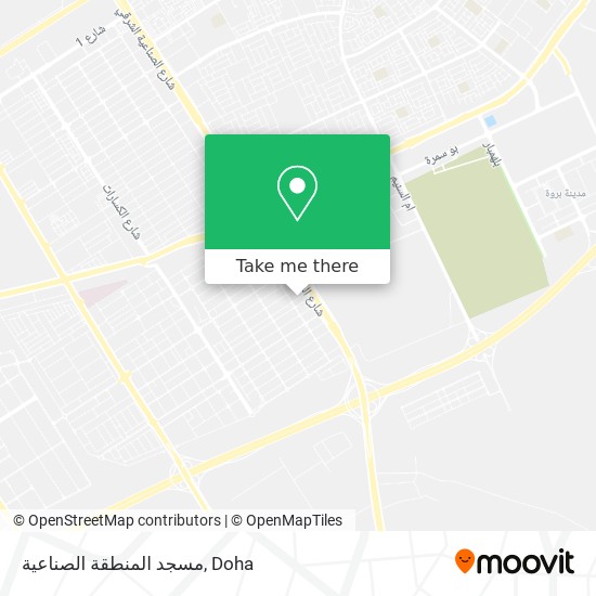 مسجد المنطقة الصناعية map