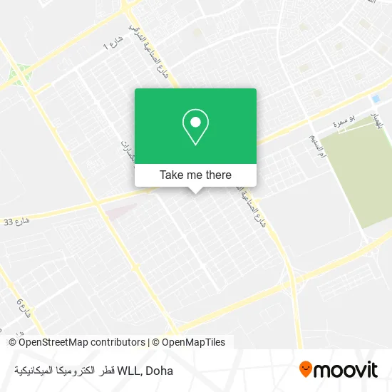 قطر الكتروميكا الميكانيكية WLL map