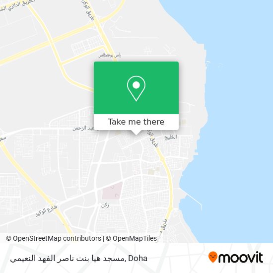 مسجد هيا بنت ناصر الفهد النعيمي map
