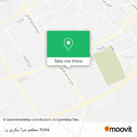 مطعم مرا بيكري ن map