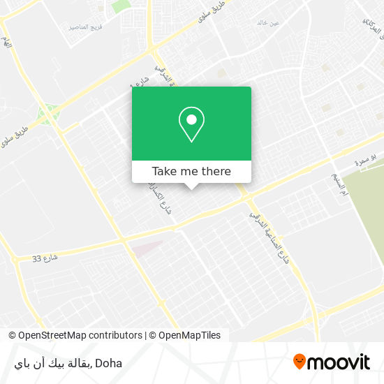 بقالة بيك أن باي map