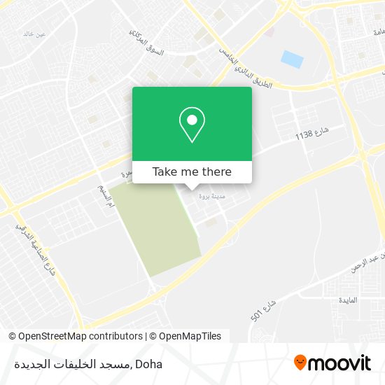 مسجد الخليفات الجديدة map