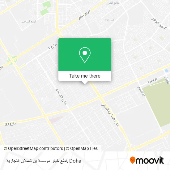 قطع غيار مؤسسة بن شملان التجارية map