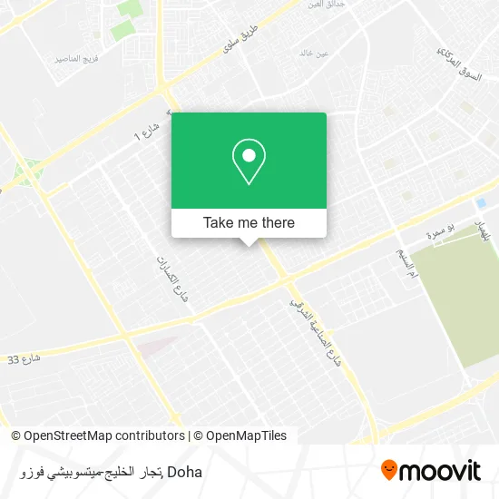 تجار الخليج-ميتسوبيشي فوزو map