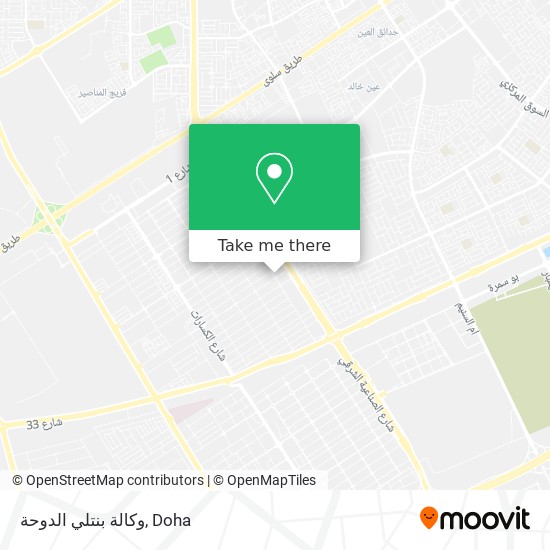 وكالة بنتلي الدوحة map