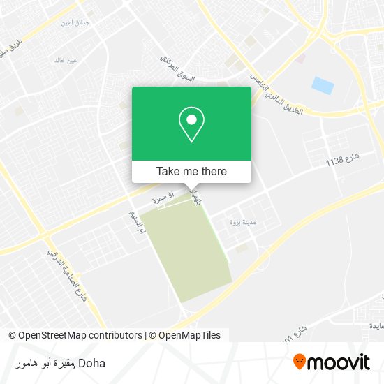 مقبرة أبو هامور map
