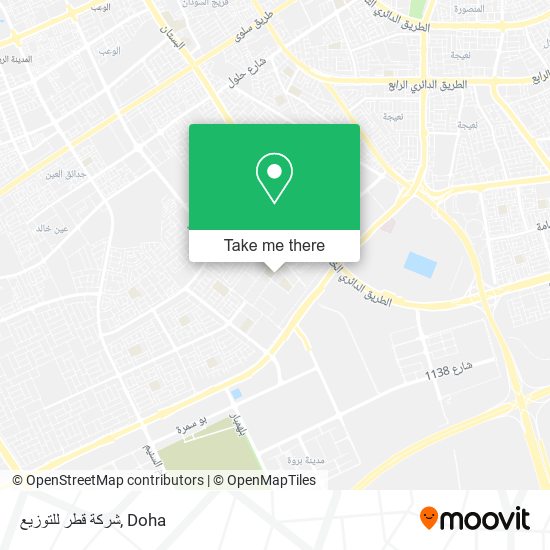 شركة قطر للتوزيع map