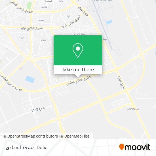 مسجد العمادي map