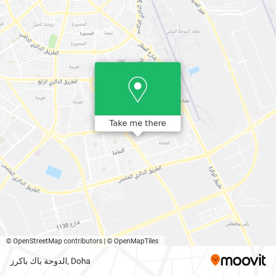 الدوحة باك باكرز map