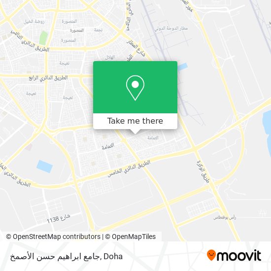 جامع ابراهيم حسن الأصمخ map