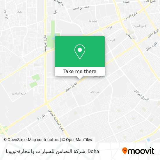 شركة التضامن للسيارات والتجارة-تويوتا map