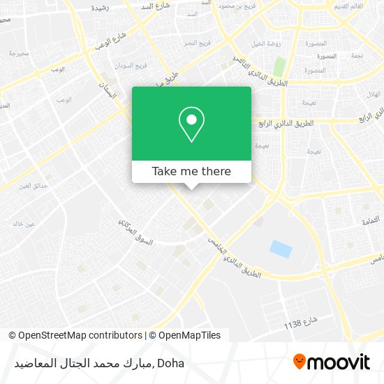 مبارك محمد الجتال المعاضيد map