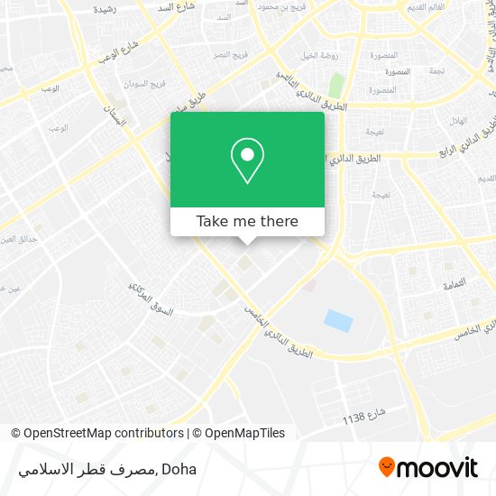 مصرف قطر الاسلامي map