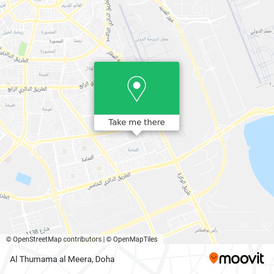Al Thumama al Meera map