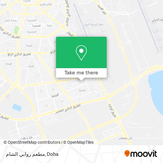 مطعم روابي الشام map