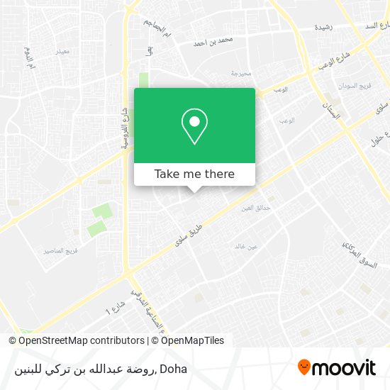 روضة عبدالله بن تركي للبنين map