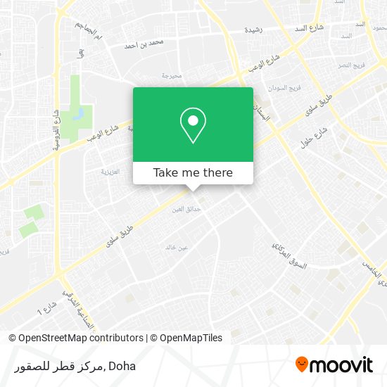 مركز قطر للصقور map