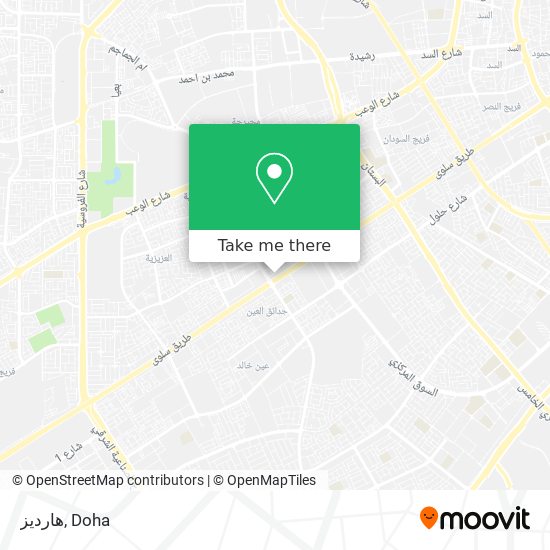 هارديز map