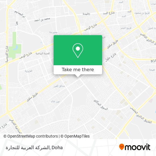 الشركة العربية للتجارة map