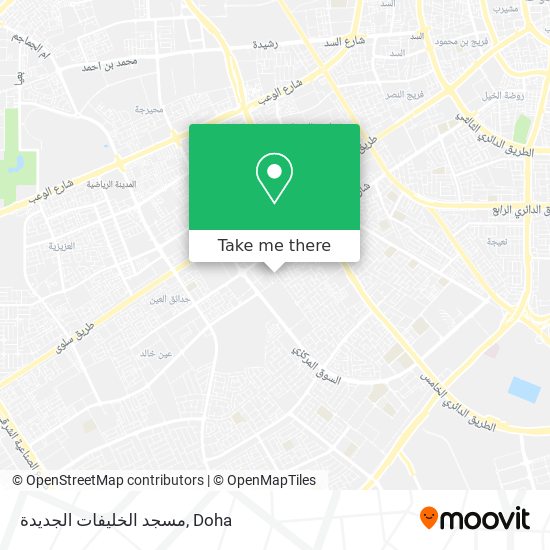 مسجد الخليفات الجديدة map