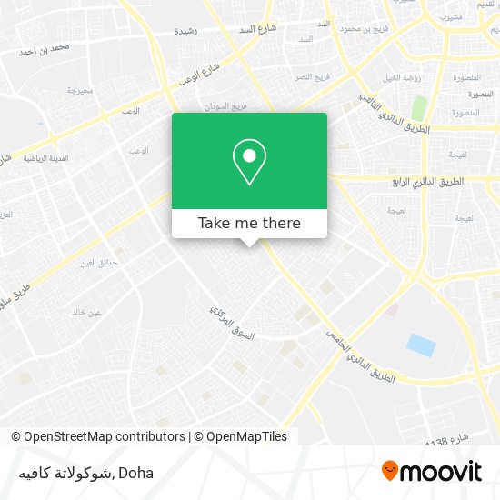 شوكولاتة كافيه map