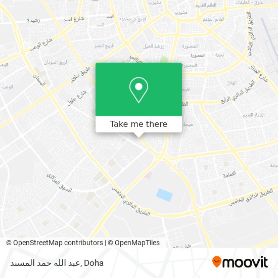 عبد الله حمد المسند map