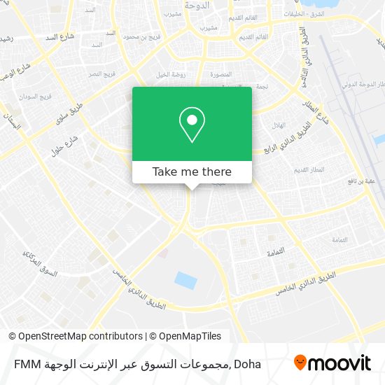 FMM مجموعات التسوق عبر الإنترنت الوجهة map