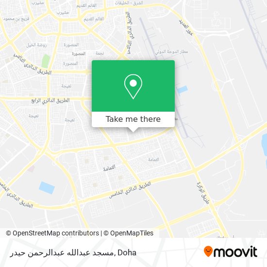 مسجد عبدالله عبدالرحمن حيدر map