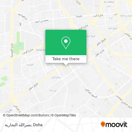 نصرالله التجارية map