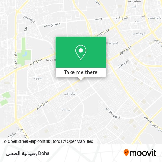 صيدلية الضحى map