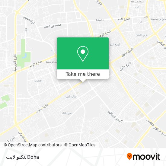 تكنو لايت map