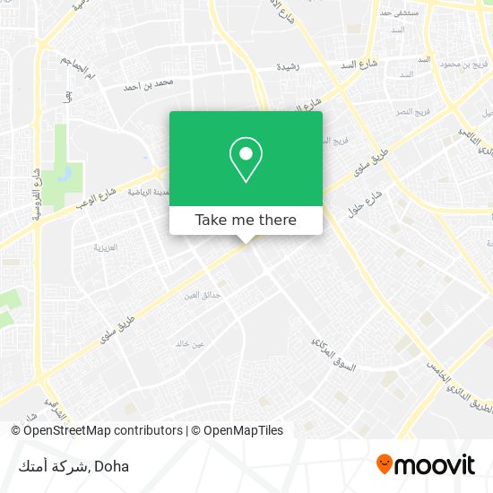 شركة أمتك map