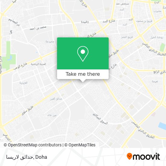 حدائق لاريسا map