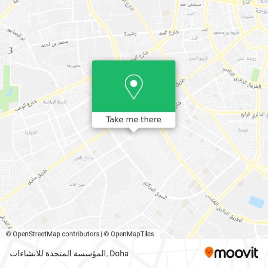 المؤسسة المتحدة للانشاءات map