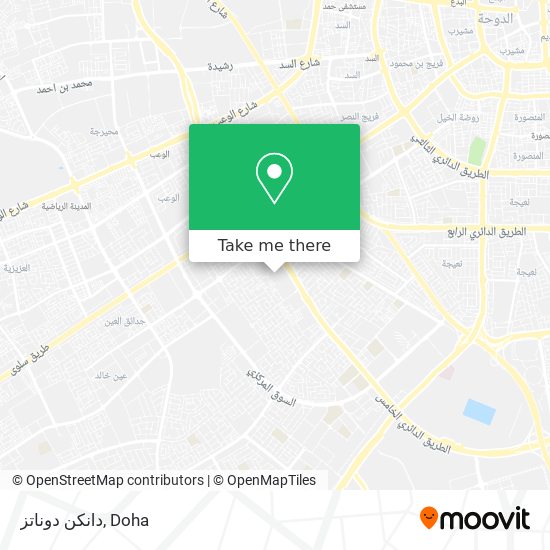 دانكن دوناتز map