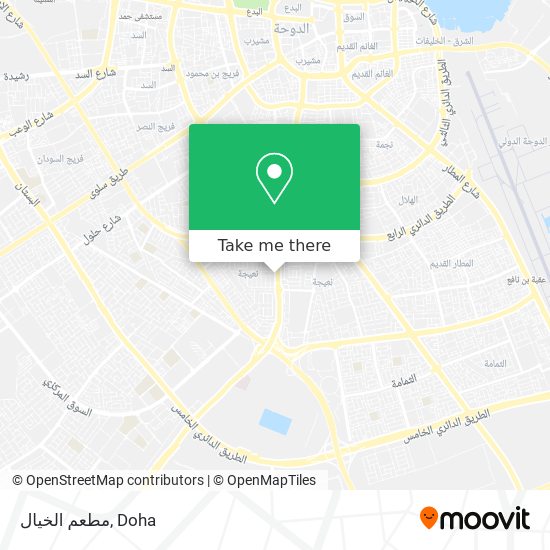 مطعم الخيال map