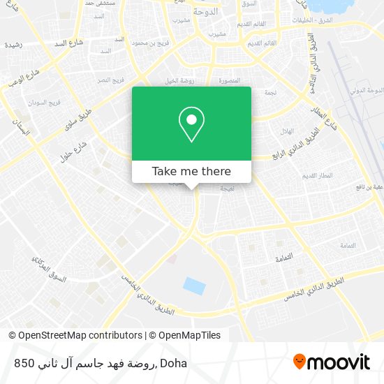 850 روضة فهد جاسم آل ثاني map