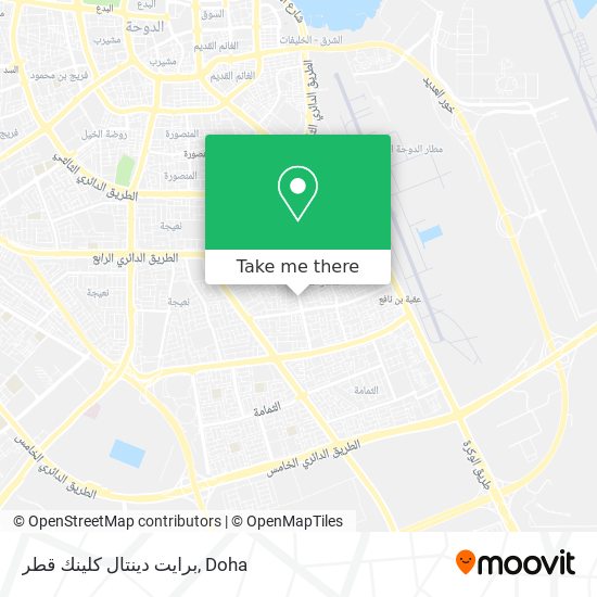 برايت دينتال كلينك قطر map