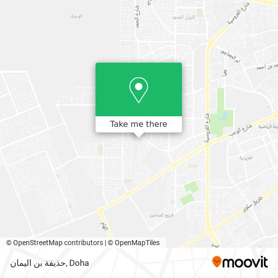 حذيفة بن اليمان map