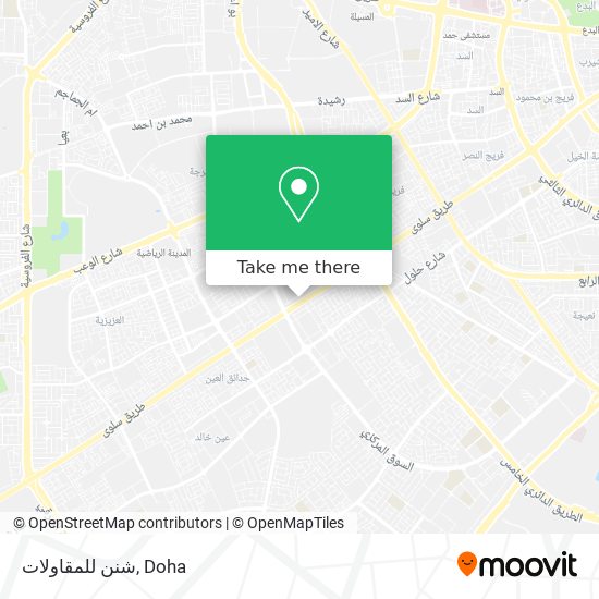 شنن للمقاولات map