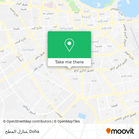 منازل المطح map