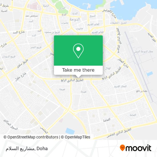 مشاريع السلام map