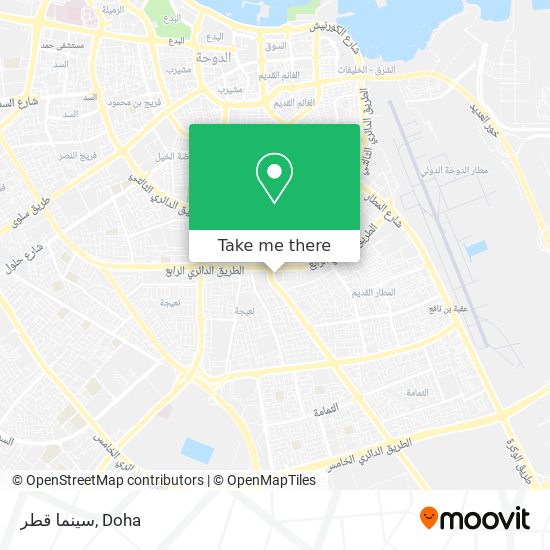سينما قطر map