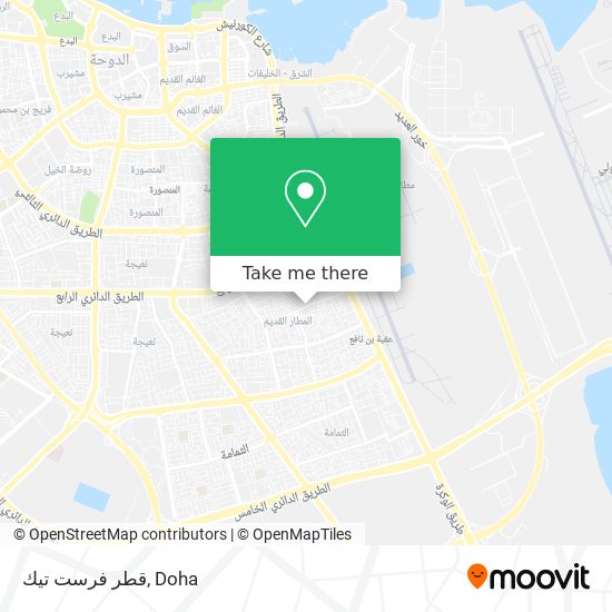 قطر فرست تيك map