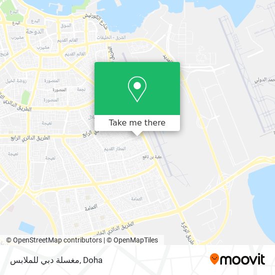 مغسلة دبي للملابس map