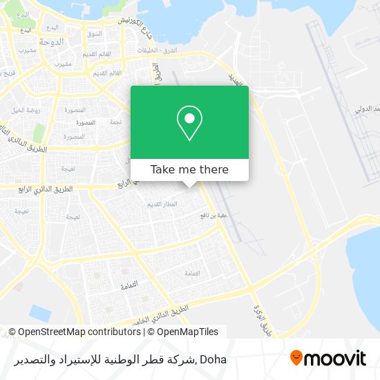 شركة قطر الوطنية للإستيراد والتصدير map