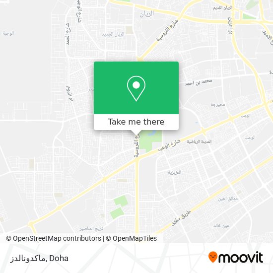 ماكدونالدز map