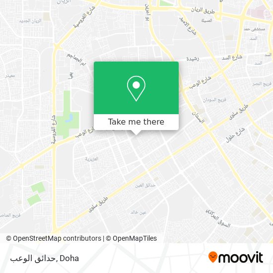 حدائق الوعب map